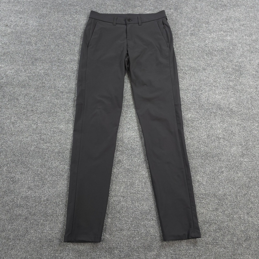 Lululemon Pants Mens 30x33 Black Commission Slim Stretch Tech Chino Golf LM5AF3S